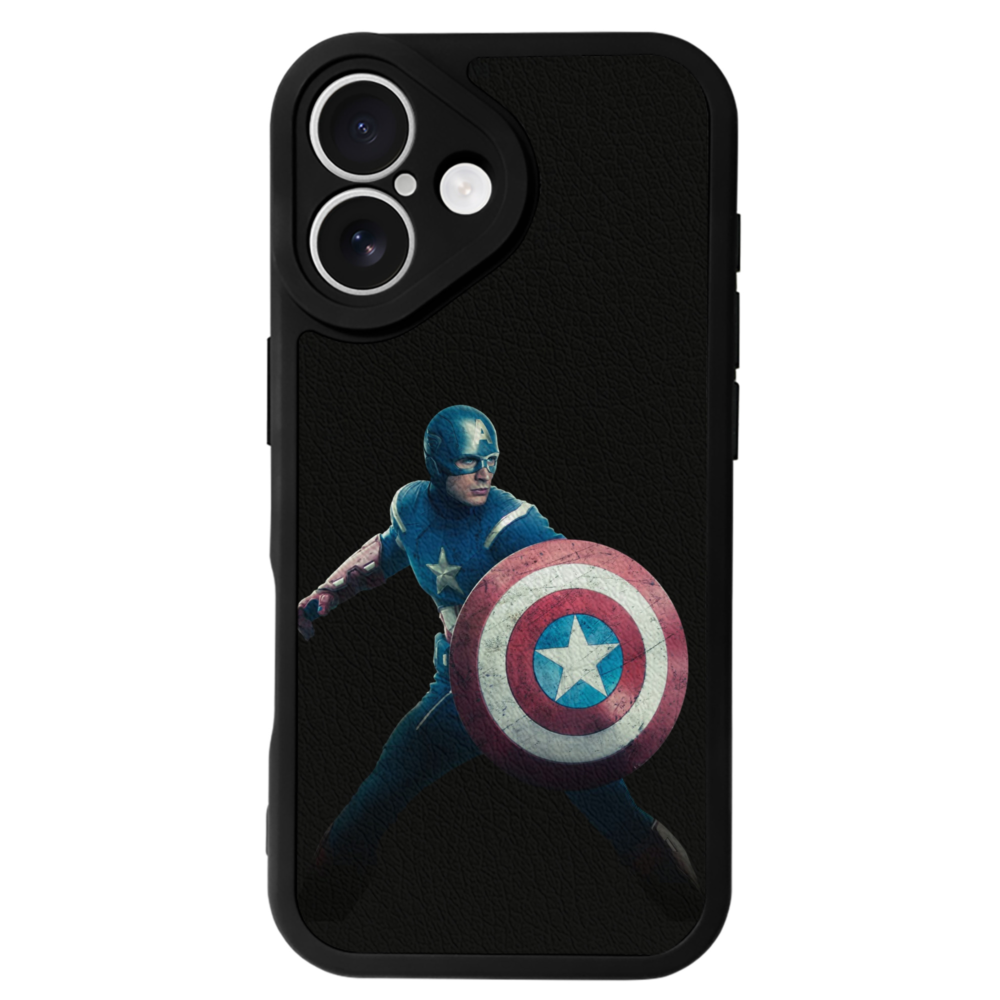 （画像用） アベンジャーズ The Avengers 【iPhone 16シリーズ対応】シリコンスマホケース（レザー調） 材質：シリコン